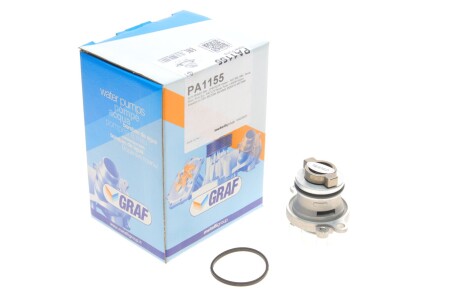 Помпа води Fiat Panda/500/500С/Punto/Lancia Ypsilon 0.9 12- (B/B) (6 лоп) UA63 GRAF PA1155