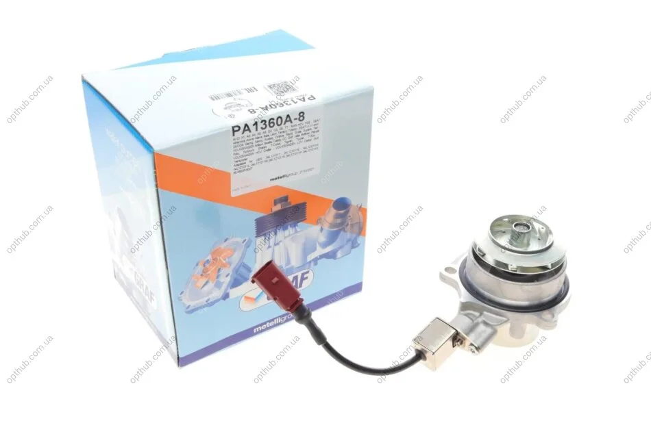 Помпа води Audi/Seat/Skoda/VW Crafter/Caddy/T6/Passat/Golf 1.6/2.0TDI 13- (R/B 4PT)(7 лоп)(з да UA63 GRAF PA1360A-8 (фото 1)