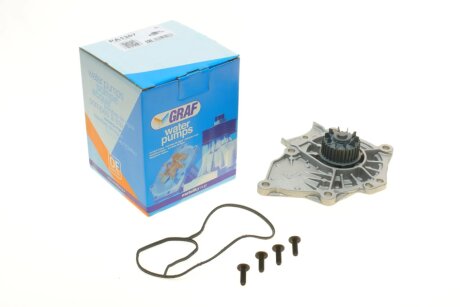 Помпа води Audi Q5 2.0TFSI 17-/VW Jetta 1.8TSI 14-16/Tiguan Allspace 2.0TSI 17- (29z) (B/B) (7 лоп UA63 GRAF PA1367