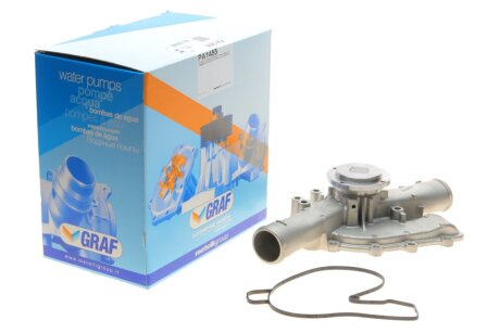 Помпа води MB S-class (W220/W221/W222) 00-/G-class (W463) 5.5/6.0 M275/M277/M279 12- (B/B) (7 лоп) UA63 GRAF PA1455