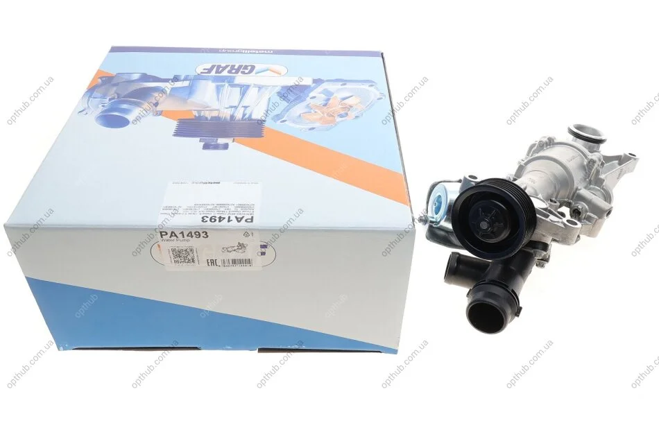 Помпа води MB C-class (W204)/E-class (W212/W213) 1.6/2.0 (M274) 13- (6кан)(switchable) UA63 GRAF PA1493 (фото 1)