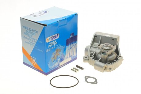 Помпа води Citroen Jumper 2.8D/HDi 99-/Fiat Ducato 2.5TDI/2.8D/JTD 94-/Peugeot Boxer (R/B) (8 лоп.) UA63 GRAF PA607