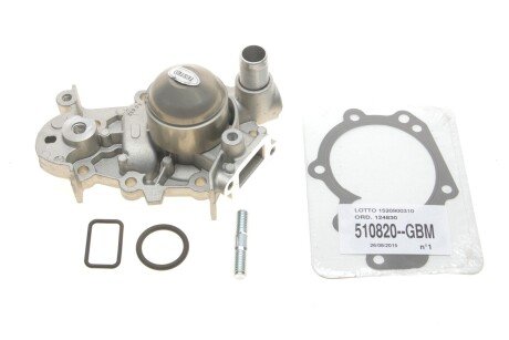 Помпа води Renault Kangoo/Clio/Twingo 1.2 98-/Nissan Kubistar 1.2 03- (B/B) (6 лоп) UA63 GRAF PA632