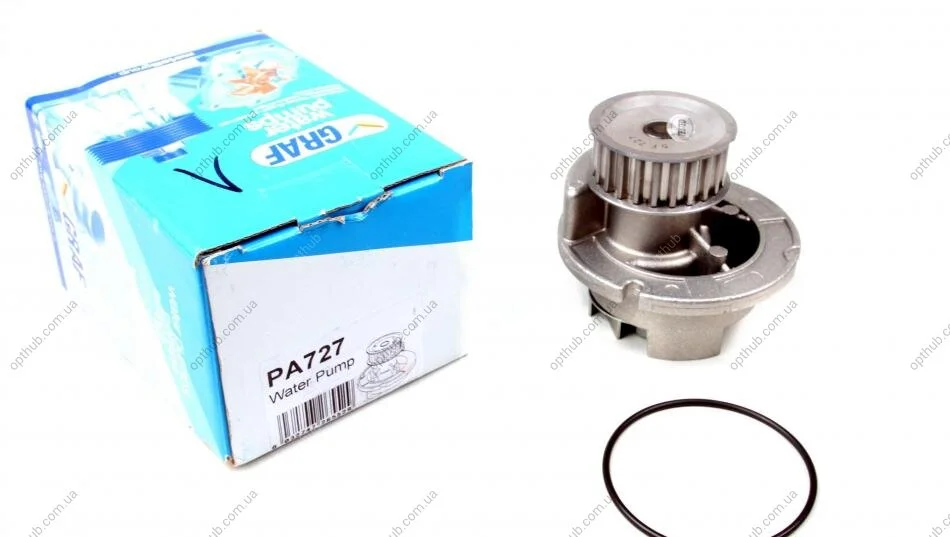 Помпа води Opel Astra G/H/Vectra B/C/Zafira A/Corsa C/Meriva A 1.8/1.8 16V 98-10 (23z) (B/B) (8 лоп UA63 GRAF PA727 (фото 1)