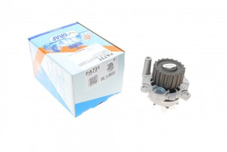 Помпа води Skoda Octavia/VW Caddy/Golf 1.9TDI/SDI 96-05 (19z)(R/B)(7 лоп)(h шківа=28.9mm/d імп=64mm UA63 GRAF PA731