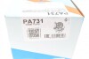 Помпа води Skoda Octavia/VW Caddy/Golf 1.9TDI/SDI 96-05 (19z)(R/B)(7 лоп)(h шківа=28.9mm/d імп=64mm UA63 GRAF PA731 (фото 8)