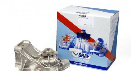 Помпа води Renault Master/Opel Movano 2.5D 98-01 (R/B) (8 лоп) UA63 GRAF PA750