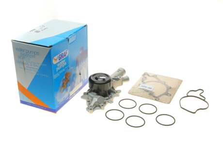 Помпа води MB C-class (W202/S202/W203/S203)/E-class (W210/S210) 2.2/2.7CDI 97-09 (B/B) (6 лоп) UA63 GRAF PA752