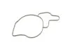 Помпа води MB C-class (W202/S202/W203/S203)/E-class (W210/S210) 2.2/2.7CDI 97-09 (B/B) (6 лоп) UA63 GRAF PA752 (фото 8)