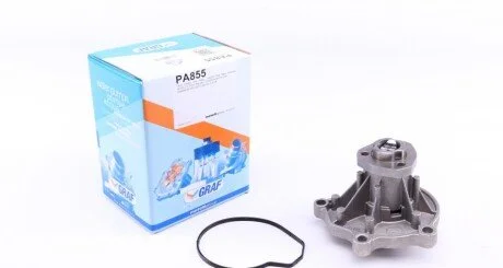 Помпа води Seat Cordoba/Ibiza/Toledo/Skoda Fabia/Roomster/VW Polo 1.2/1.2 12V 02- (B/B) (7 лоп) UA63 GRAF PA855