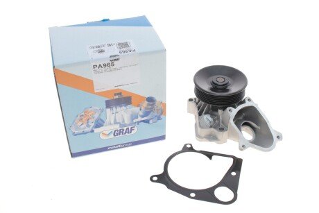 Помпа води BMW 1/3/5/6/X3/X5/X6 2.0d/2.5d/3.0d/xDrive 01-13 (R/B) (7 лоп.) (6 кан.) UA63 GRAF PA965
