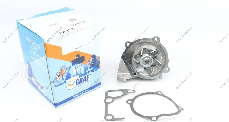 Помпа води Mazda 3/323/5/6/626/Premacy 2.0TD/DI/DITD/CD 98-10 (19z) (R/B) (6 лоп) UA63 GRAF PA973 (фото 1)