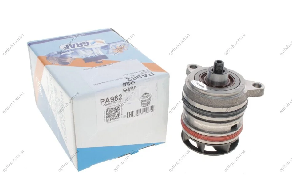 Помпа води VW T5/Multivan V/Touareg 2.5TDI/R5 TDI 03-10 (B/B) (7 лоп) UA63 GRAF PA982 (фото 1)