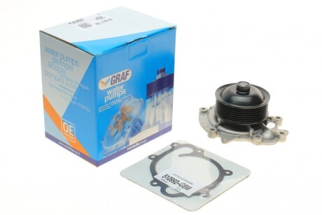 Помпа води MB Sprinter 906/907/910/Vito (W639)/C/E/G/M/S-class 3.0CDI OM642 06- (B/B) (6 лоп)(7 кан UA63 GRAF PA992