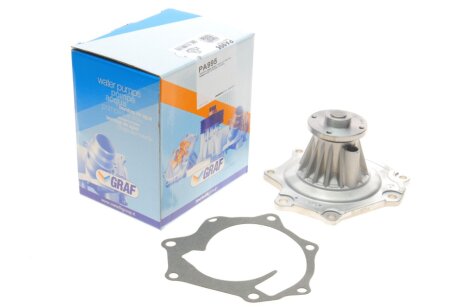 Помпа води Nissan Cabstar E 2.7/3.0D 98-06/Trade 3.0D/TDiC 96-98/Urvan 2.5D 89-97 (R/B) (6 лоп) (opt-om) GRAF PA995