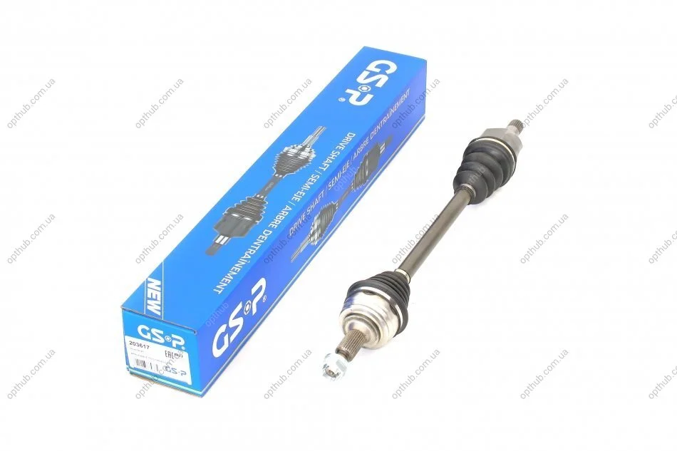 Піввісь (передня) Citroen C4/Peugeot 3008 14- (L) (28x24/688) (opt-om) GSP 203617 (фото 1)