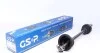 Піввісь Renault Kangoo 1.2-1.9 dCi 97- (L) (21x625.7) d=30 (opt-om) GSP 250177 (фото 1)