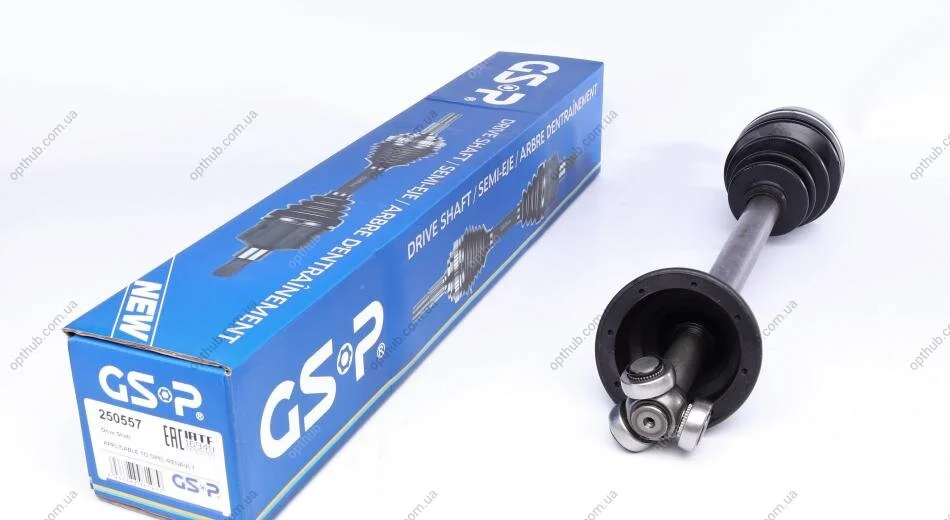 Піввісь Renault Tafic 2.5 dCi 01- (L) (27x634) d=37 (opt-om) GSP 250557 (фото 1)