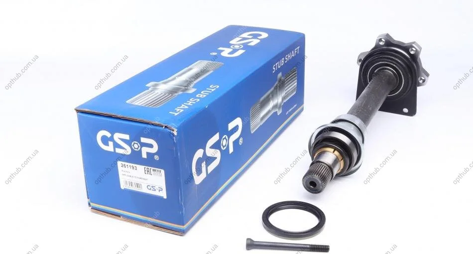 Фланець півосі (+сальник) Ford Galaxy/VW Sharan 95-10 (R) (37x322) (opt-om) GSP 261193 (фото 1)