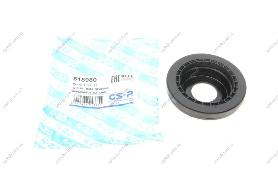 Подшипник амортизатора опорный Ford Mondeo III 00-07 (opt-om) GSP 518980 (фото 1)