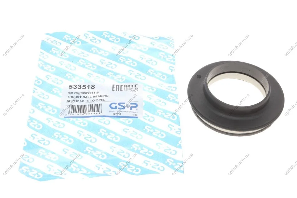 Підшипник амортизатора опорний Opel Astra K 15- (opt-om) GSP 533518 (фото 1)