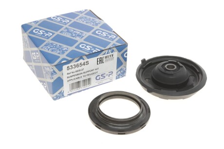 Подушка амортизатора (переднього) + підшипник Peugeot 3008/5008 1.6-2.0HDi 09- (opt-om) GSP 533654S