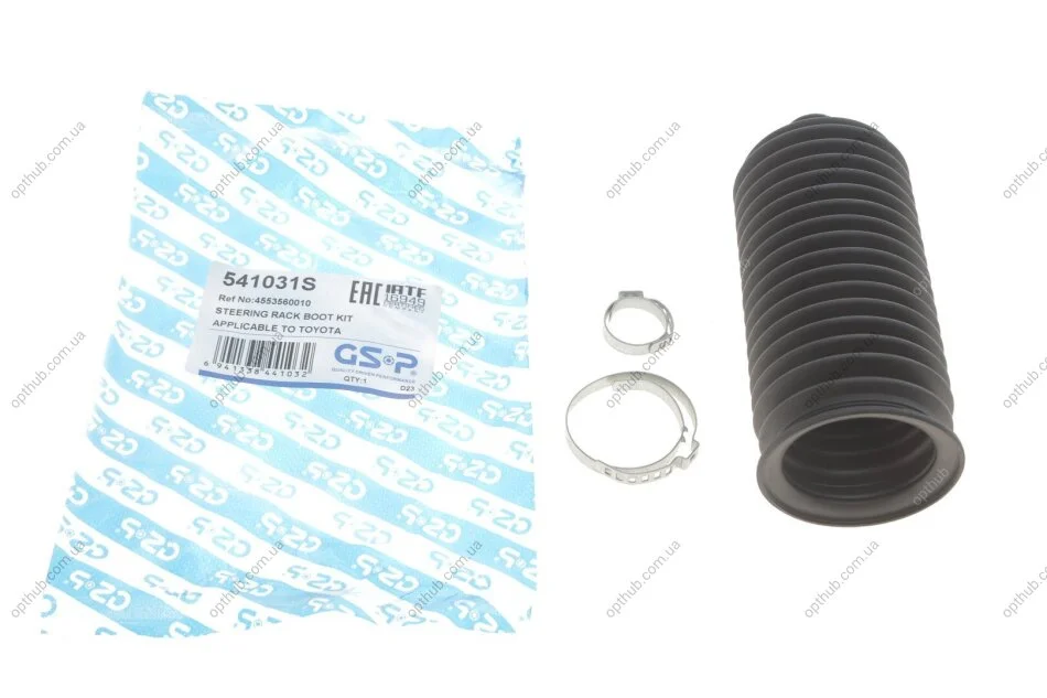 Пильник рейки рульової Toyota Land Cruiser 84-02 (opt-om) GSP 541031S (фото 1)