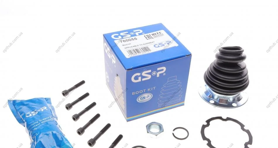 Пильник ШРКШ (внутрішній) VW Golf 86-06/Audi A3 96-03/Skoda Octavia 98-10 (35x56x101.5)(к-кт) UA63 GSP 760055 (фото 1)