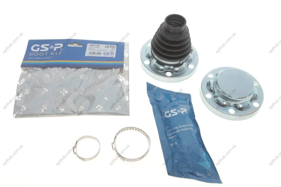 Пильник ШРКШ (внутрішній) Audi Q7/Porsche Cayenne/VW Touareg 02-15 (32x64x80) (к-кт) (opt-om) GSP 760138 (фото 1)