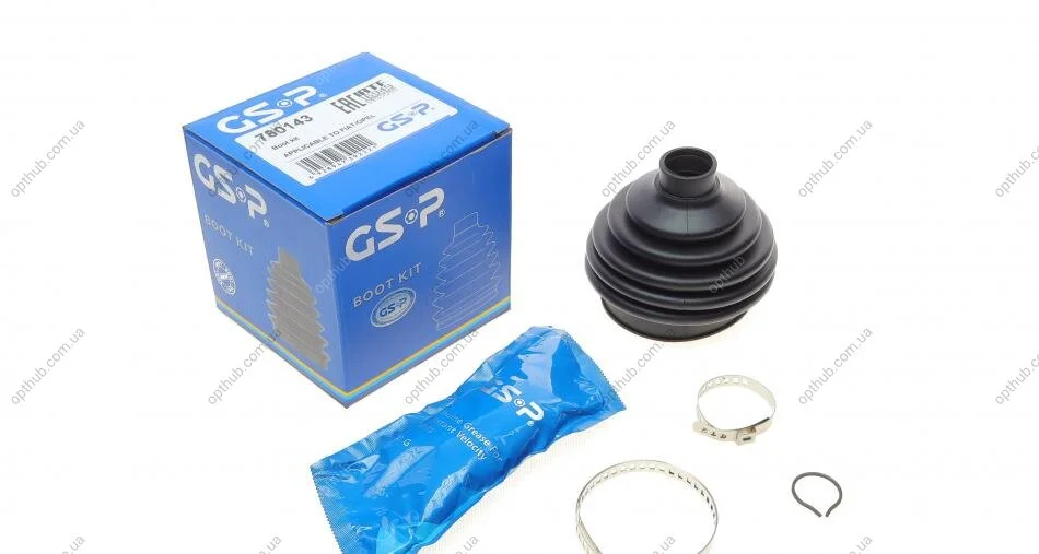 Пыльник ШРУС (наружный) Opel Astra 98-05/Vectra 96-08 (25x83.5x100)(к-кт) UA63 GSP 780143 (фото 1)