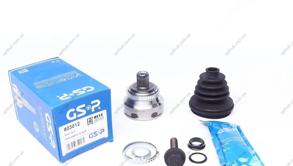 ШРУС (зовнишний) Audi 80 87-96 (33x30x93x45T) (+ABS) UA63 GSP 803012 (фото 1)