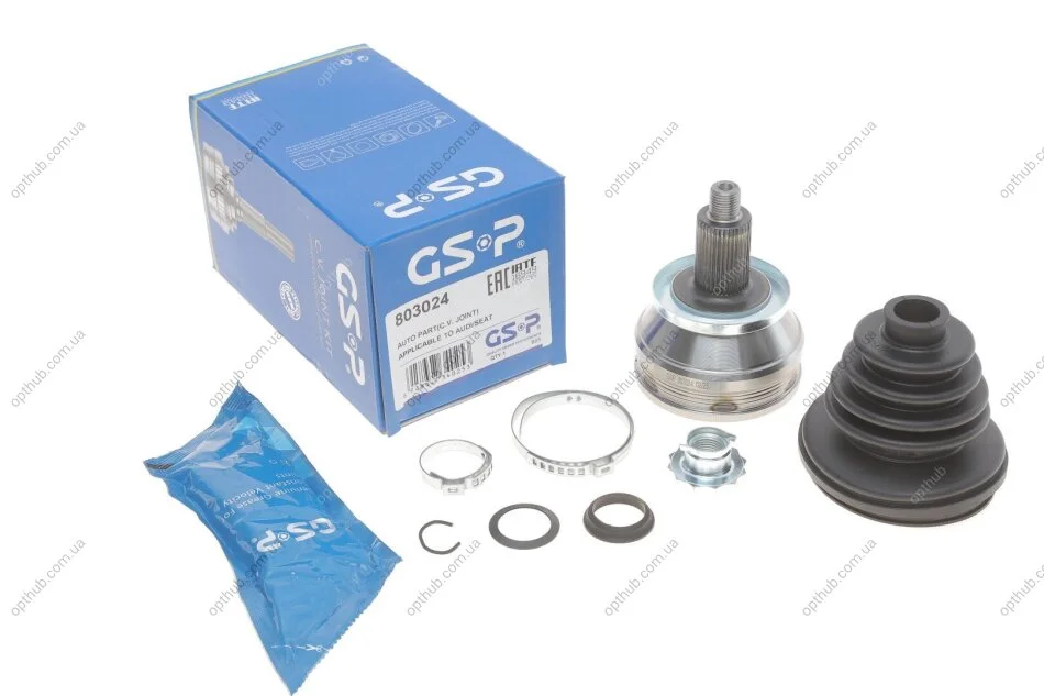 ШРКШ (зовнішній) Skoda Fabia/Roomster/VW Polo/Audi A2 1.2TDI-2.0 99- (36x30x90) UA63 GSP 803024 (фото 1)