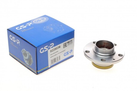 Підшипник маточини (задньої) Skoda Fabia 99-/VW Polo 01- UA63 GSP 9228036