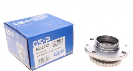 Підшипник маточини (задньої) Citroen Berlingo/Peugeot Partner 1.1-1.8i/1.9D 96-11 (+ABS)(к-кт) UA63 GSP 9232012