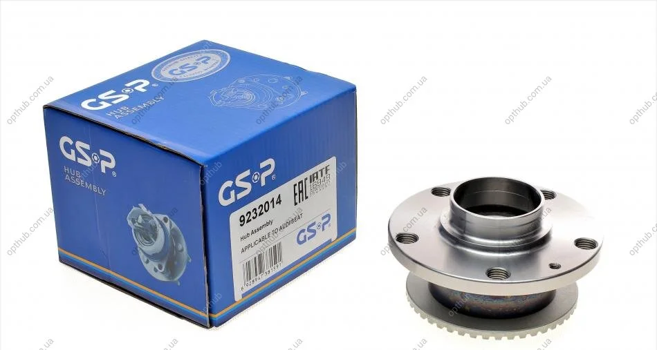 Подшипник ступицы (задний) Audi A4 1.6-3.0 TDI 00-08 UA63 GSP 9232014 (фото 1)