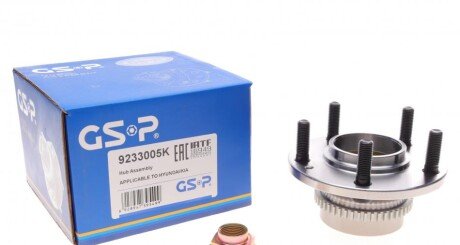Підшипник маточини (задньої) Hyundai Tucson/Kia Sportage 04-(+ABS)(к-кт) (opt-om) GSP 9233005K