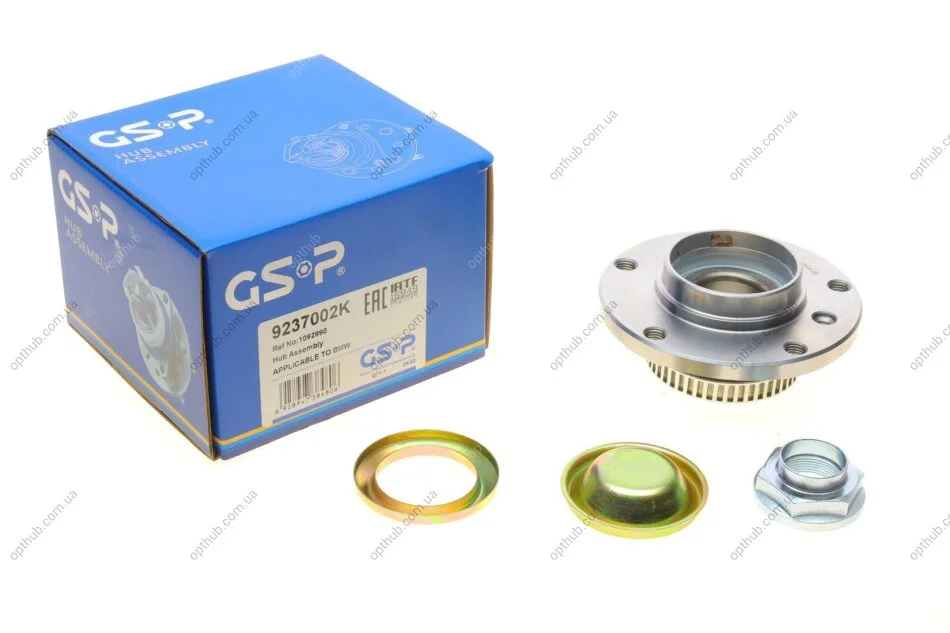 Підшипник маточини (передньої) BMW 5 (E34)/7 (E32)/8 (E31) -99 (к-кт) (+ABS) UA63 GSP 9237002K (фото 1)