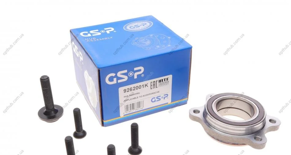 Підшипник маточини (передньої) Audi A4 07-16/A5 07-17/A6 11-18(+ABS) UA63 GSP 9262001K (фото 1)