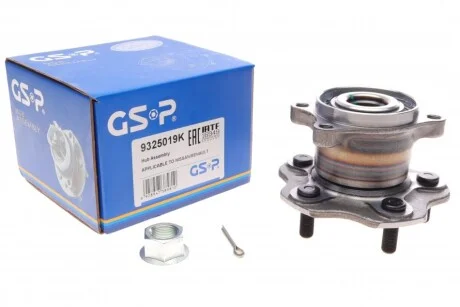 Підшипник маточини (задньої) Nissan Qashqai 07-/X-trail 1.5-2.0 dCI 07-13/Renault Koleos 08-(+AB UA63 GSP 9325019K