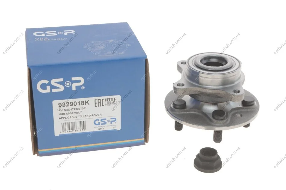 Підшипник маточини (передньої) Land Rover Discovery III 04-09/Range Rover Sport 05-09 (opt-om) GSP 9329018K (фото 1)