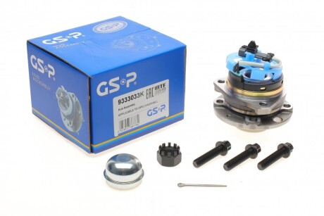 Підшипник маточини (передньої) Opel Astra G 98-09 (+ABS) UA63 GSP 9333033K