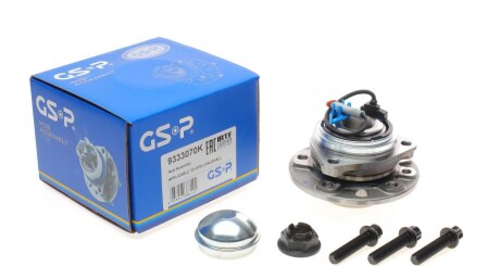 Підшипник маточини (передньої) Opel Astra H/Zafira 04-14 (+ABS) UA63 GSP 9333070K