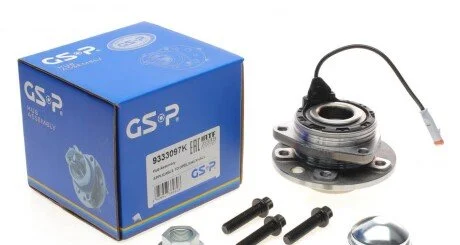 Підшипник маточини (передньої) Opel Astra H/Zafira B 05-14 (+ABS) UA63 GSP 9333097K