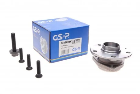 Підшипник маточини (передньої) VW Caddy 03-15/Golf 03-/Skoda Octavia 04-13/Kodiaq 16- (+ABS) UA63 GSP 9336004K