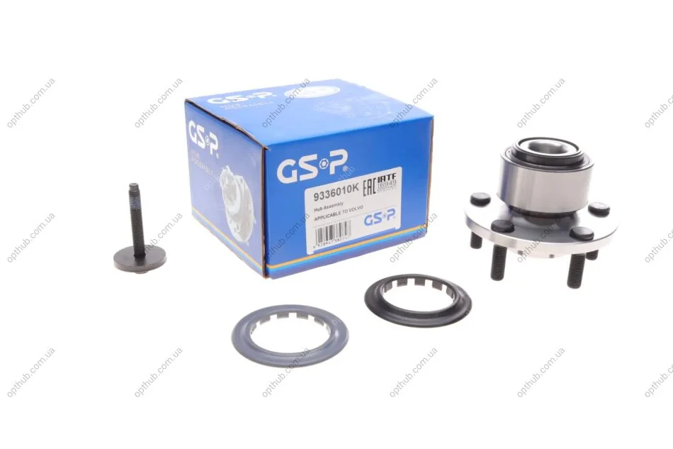 Підшипник маточини (передньої) Volvo S40 04-12/V50 04-12/C30 06-12/C70 07-13(+ABS) UA63 GSP 9336010K (фото 1)