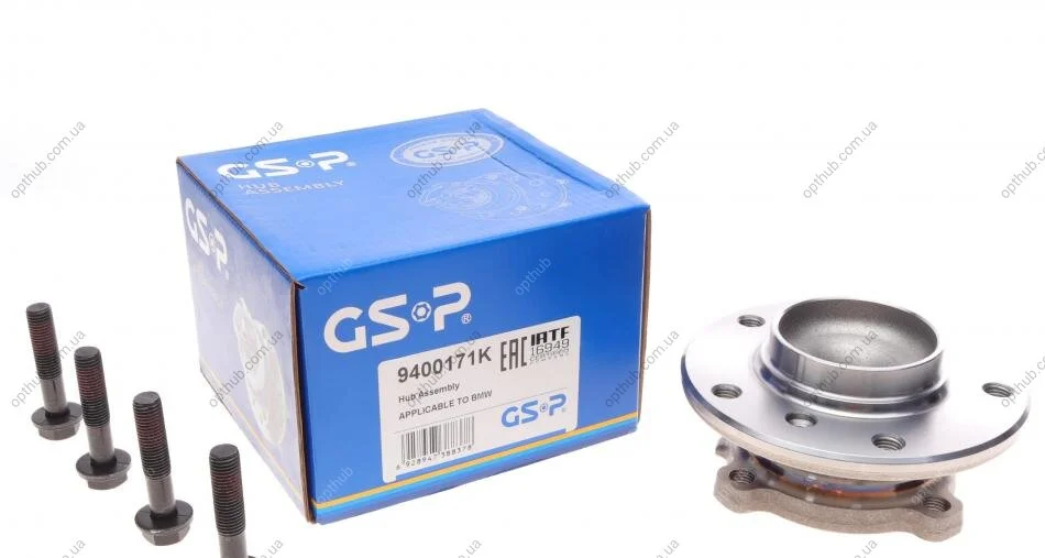 Підшипник маточини (передньої) BMW 1(E81-E88) 07-13 3 (E90-E93) 05-13(+ABS) (opt-om) GSP 9400171K (фото 1)