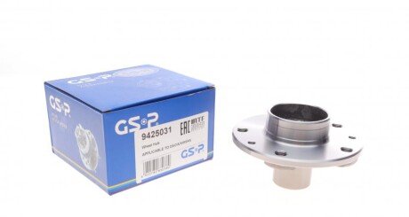 Маточина (передня) Renault Megane 10-/Scenic 09-/Dacia Duster 10-18 UA63 GSP 9425031