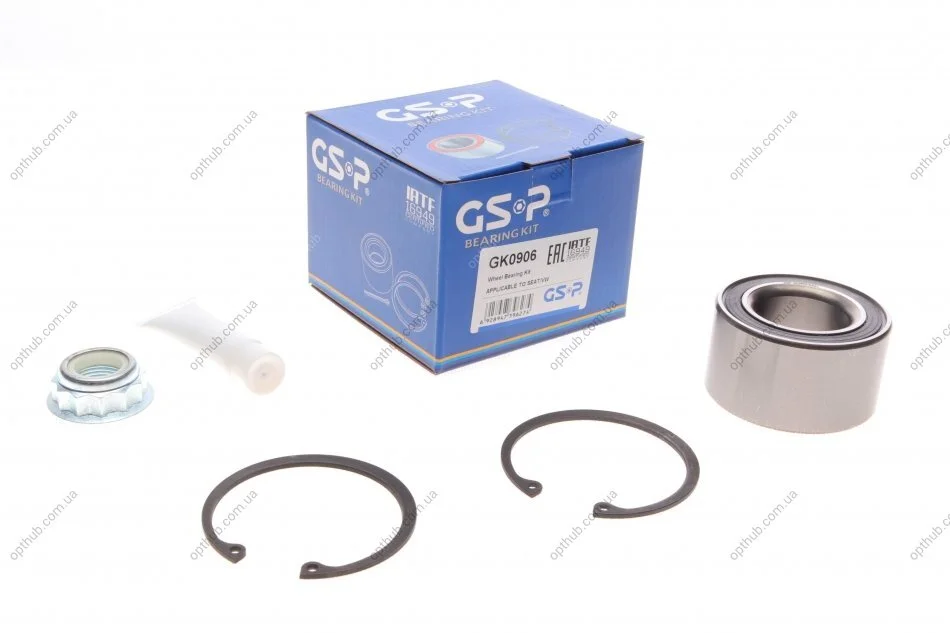 Підшипник маточини (передньої) VW Polo 83-01/Golf 83-92 (35x66x37)(к-кт) UA63 GSP GK0906 (фото 1)