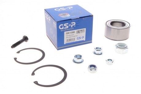 Підшипник маточини (передньої) VW Caddy II 95-04/Golf 85-02 (40x72x37) (к-кт) UA63 GSP GK1358