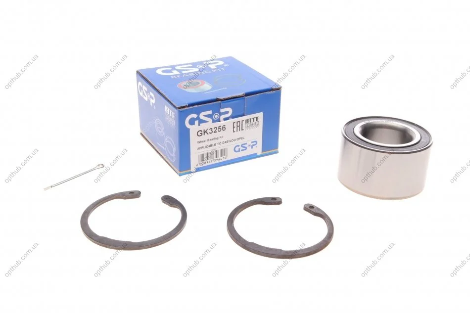 Підшипник маточини (передньої) Opel Astra F/Corsa A/Kadett E/Vectra A -98 (34x64x37)(к-кт) UA63 GSP GK3256 (фото 1)